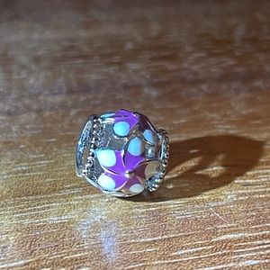 Enamel Floral Charm